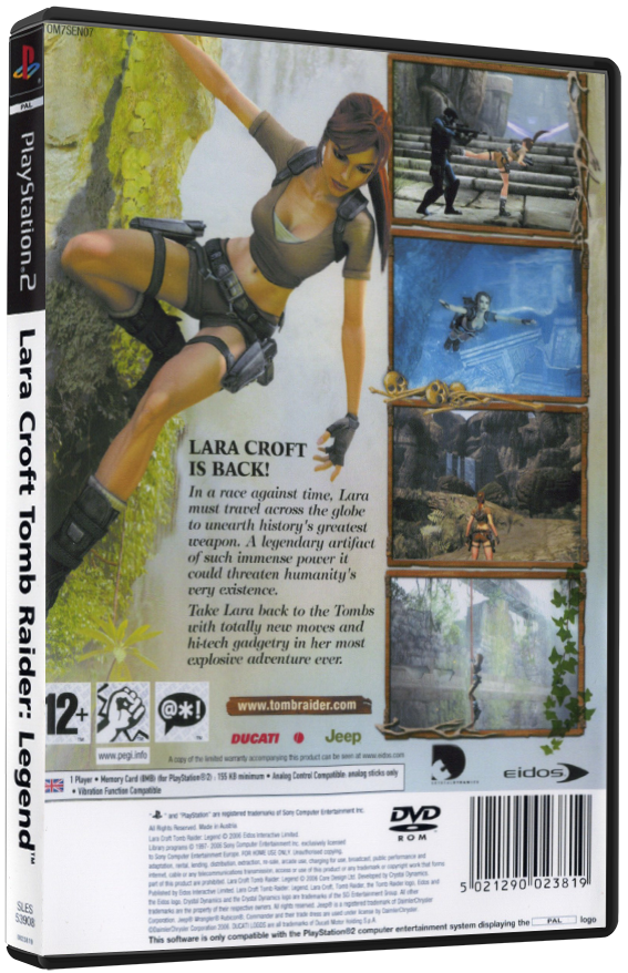 Lara Croft: Tomb Raider Legend (Printed Cover) | PS2