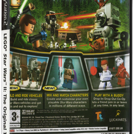 LEGO Star Wars II: The Original Trilogy (Printed Cover) | PS2