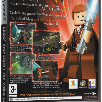 Lego Star Wars: The Video Game (Platinum - Printed Cover) | PS2