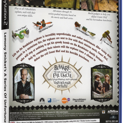 Lemony Snicket’s A Series of Unfortunate Events | PS2