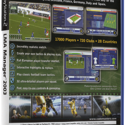 LMA Manager 2003 | PS2