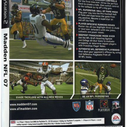 Madden NFL 07 (Printed Cover) | PS2