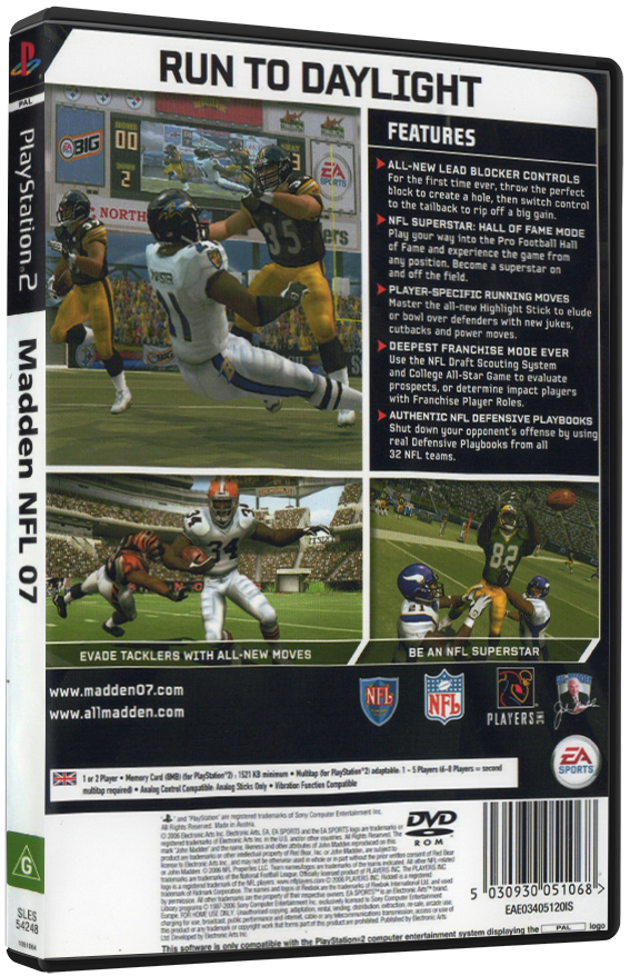 Madden NFL 07 (Printed Cover) | PS2