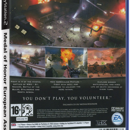 Medal Of Honor European Assault | PS2
