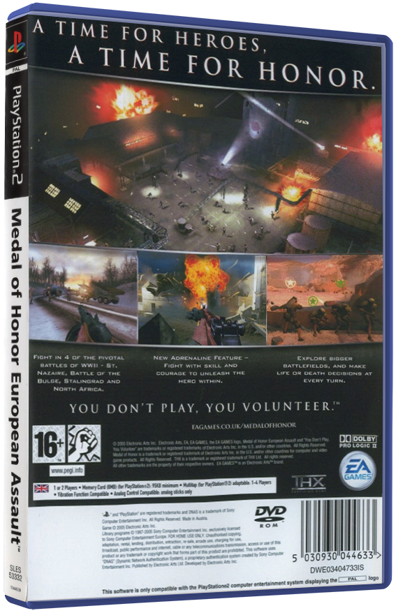 Medal Of Honor European Assault | PS2