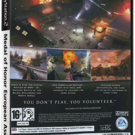 Medal Of Honor European Assault (Printed Cover) | PS2