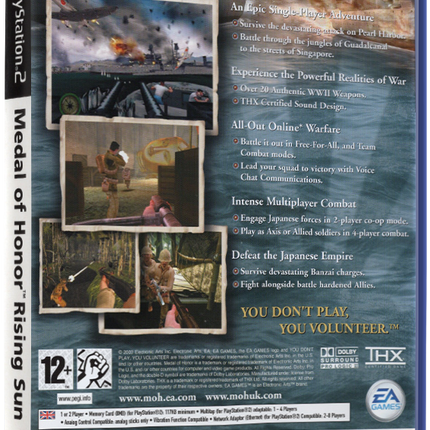 Medal Of Honor Rising Sun | PS2