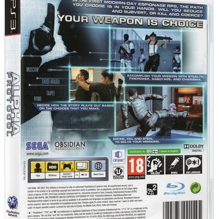 Alpha Protocol | PS3