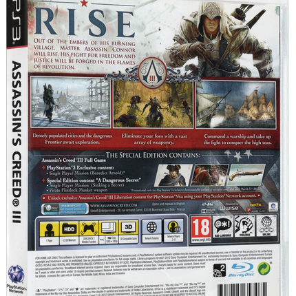 Assassin's Creed III (Special Edition) | PS3