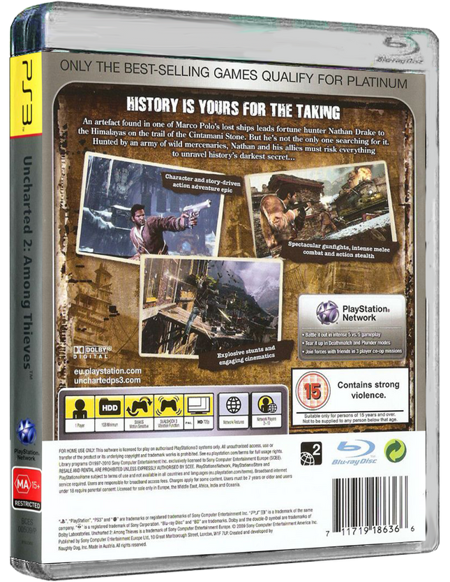Uncharted 2: Among Thieves (Platinum) | PS3