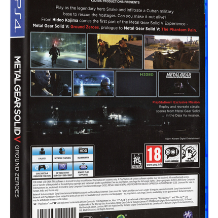 Metal Gear Solid V: Ground Zeroes | PS4