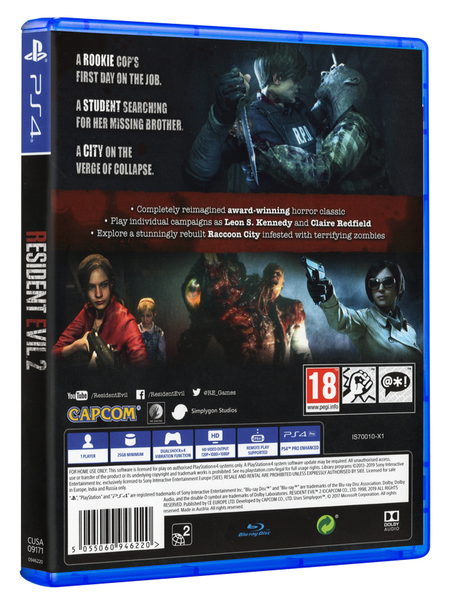 Resident Evil 2 | PS4