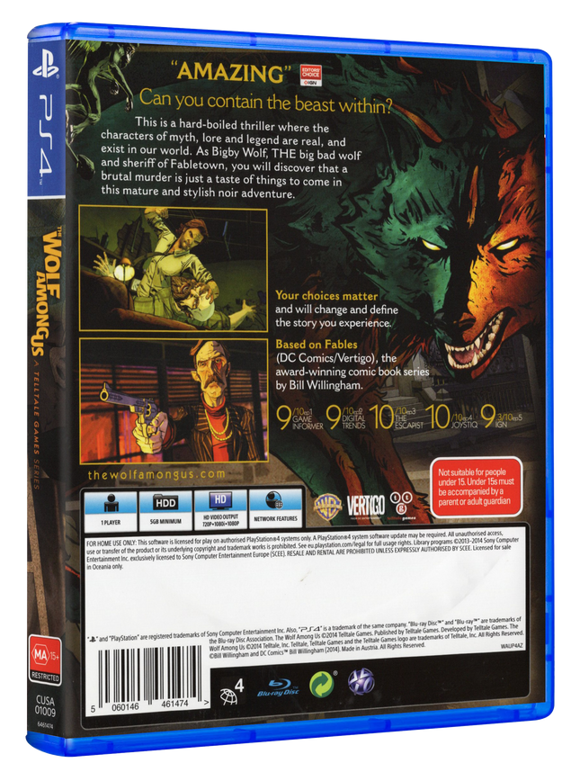 The Wolf Among Us (Telltale Series) | PS4