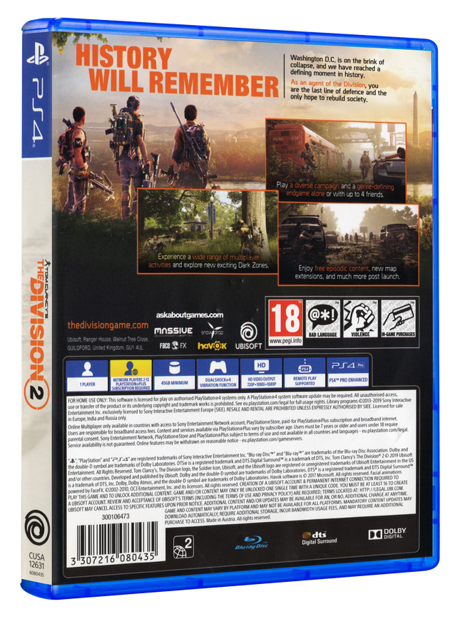 Tom Clancy’s The Division 2 | PS4