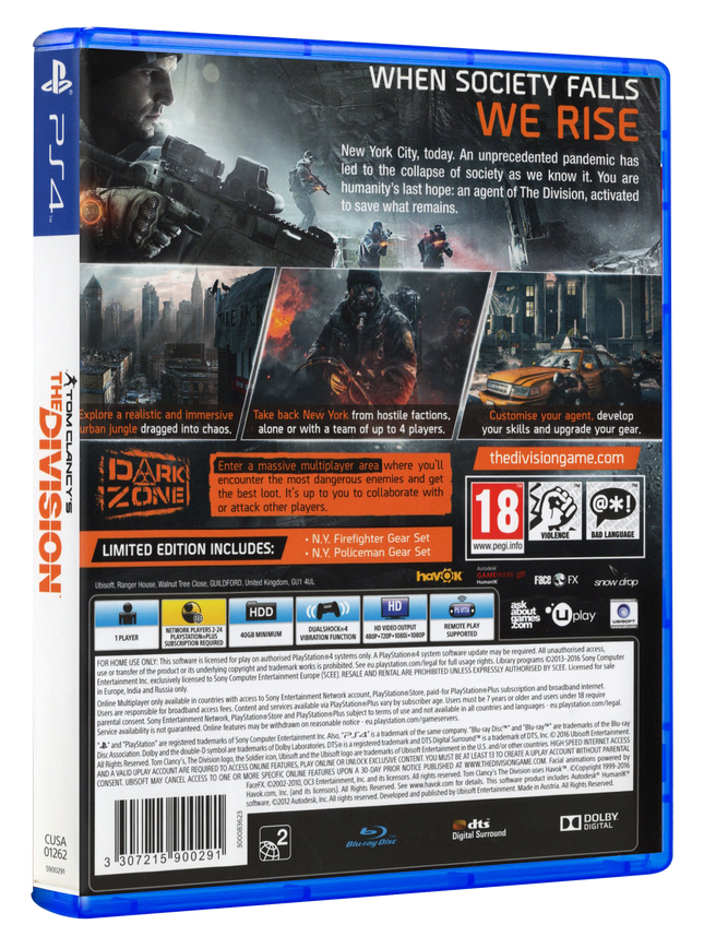 Tom Clancy's The Division (Limited Edition) | PS4