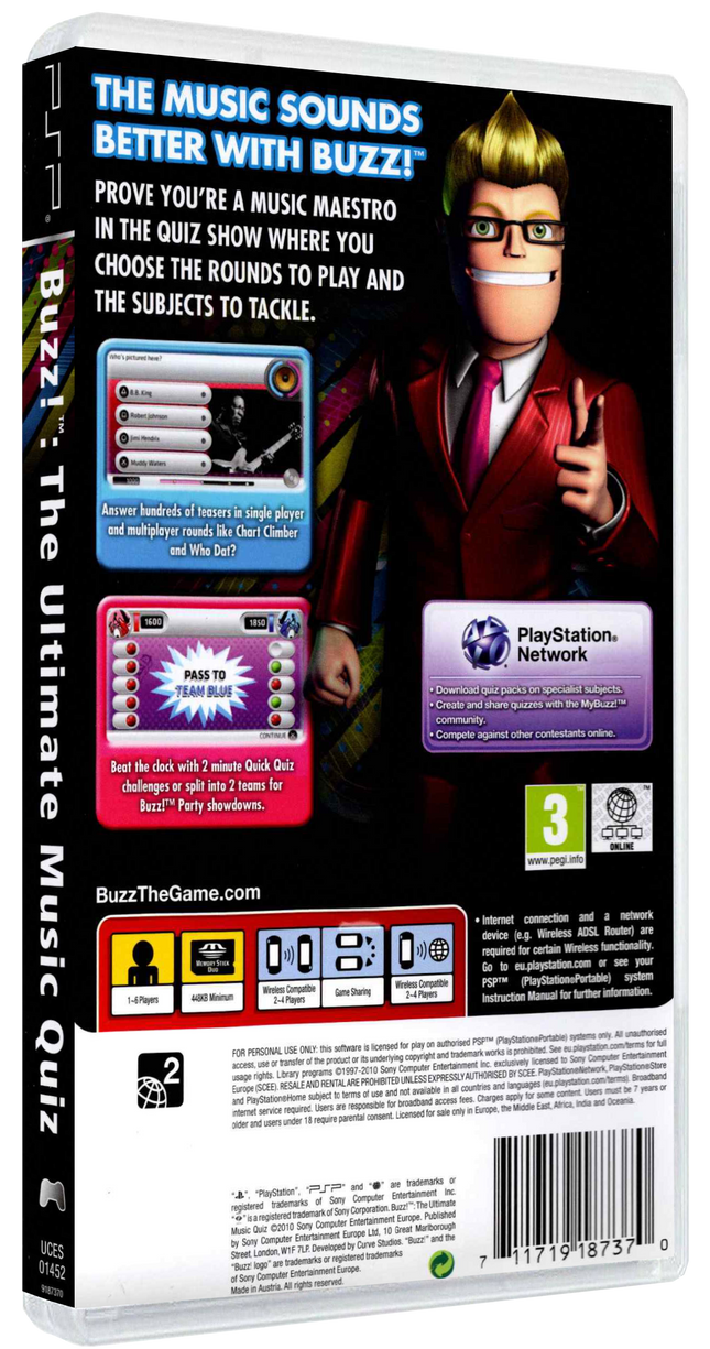 Buzz! The Ultimate Music Quiz | PSP