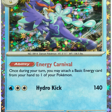 Pokemon | Scarlet & Violet | Scarlet & Violet | Quaquaval (Sparkle Holo) - 54/198