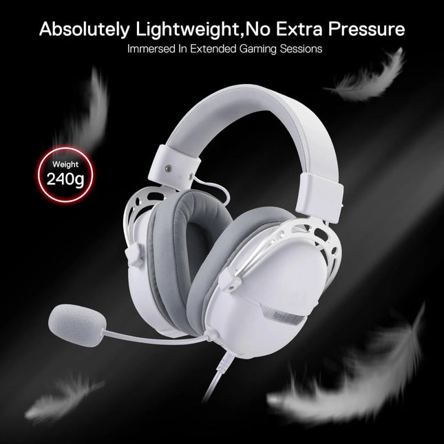 Redragon H376 AURORA 7.1 USB Gaming Headset – White