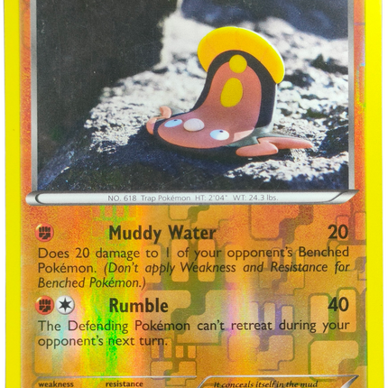 Pokemon | Black & White | Legendary Treasures | Stunfisk (Reverse Holo) - 83/113