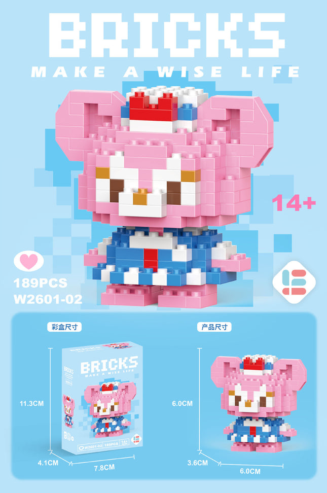 Micro Bricks | Disney Duffy & Friends | ShellieMay (189pcs)