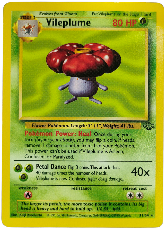 Pokemon | Original Series | Jungle | Vileplume - 31/64