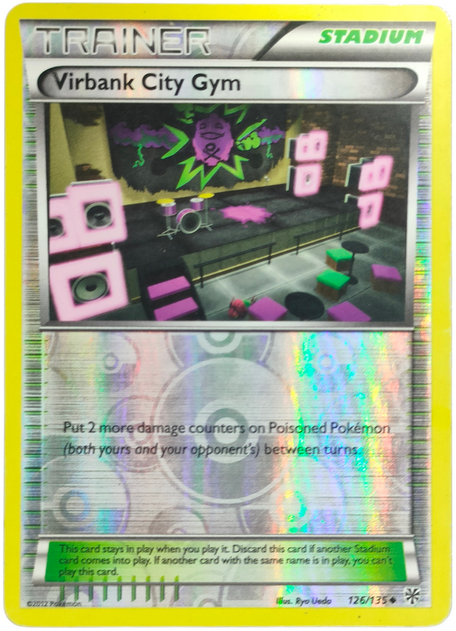Pokemon | Black & White | Plasma Storm | Virbank City Gym (Reverse Holo) - 126/135