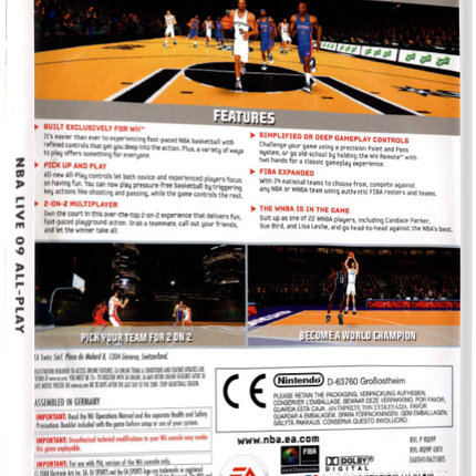 NBA Live 09 All-Play | Nintendo Wii