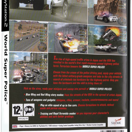World Super Police (Printed Cover) | PS2