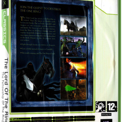The Lord of the Rings: The Fellowship of the Ring (Classics) | Xbox Original