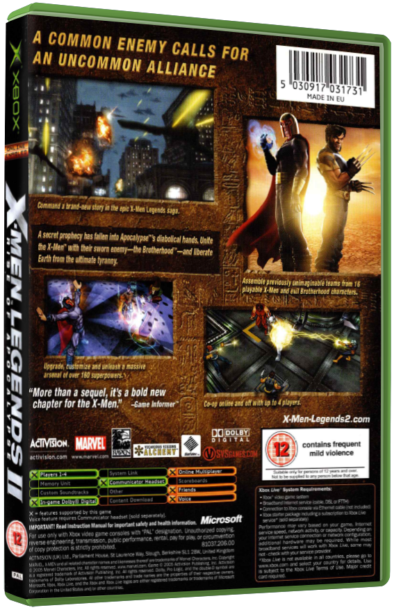 X-Men: Legends II - Rise of Apocalypse | Xbox Original