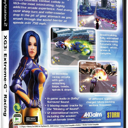XGIII: Extreme G Racing (Printed Cover) | PS2