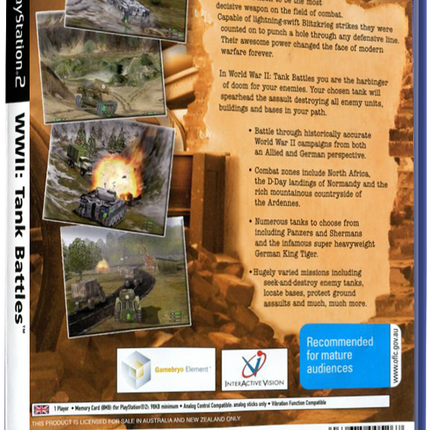 WWII: Tank Battles | PS2