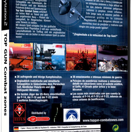 Top Gun: Combat Zones (Printed Cover) | PS2