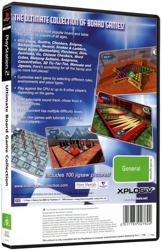 Ultimate Board Game Collection (Printed Cover) | PS2