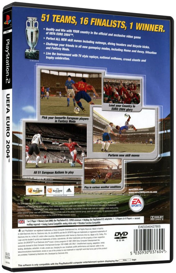 UEFA Euro 2004 Portugal (Printed Cover) | PS2