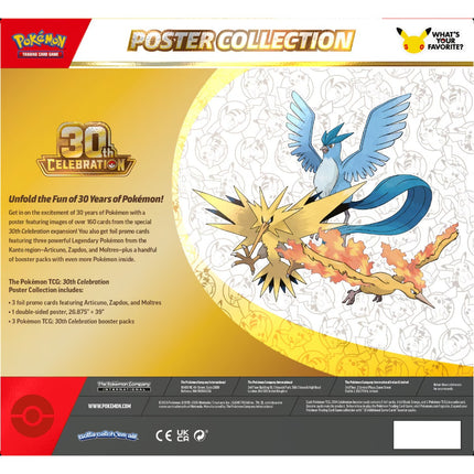 Pokemon | Mega Evolution | 30th Celebration | Poster Collection