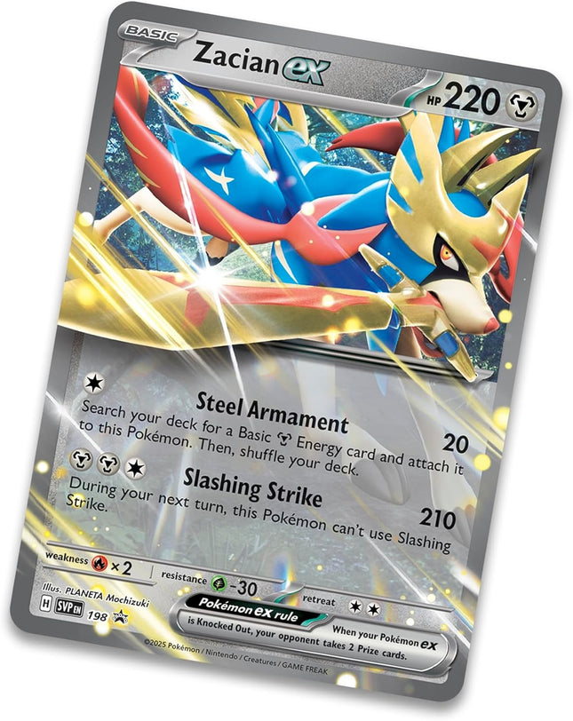 Pokemon | Scarlet & Violet | Slashing Legends Tin | Zacian ex