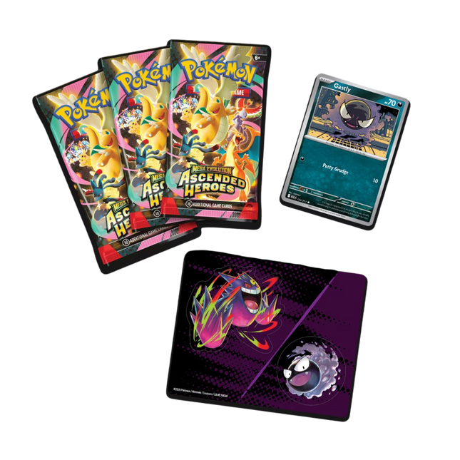 Pokemon | Mega Evolution | Ascended Heroes | Tech Sticker Collection (Ghastly)