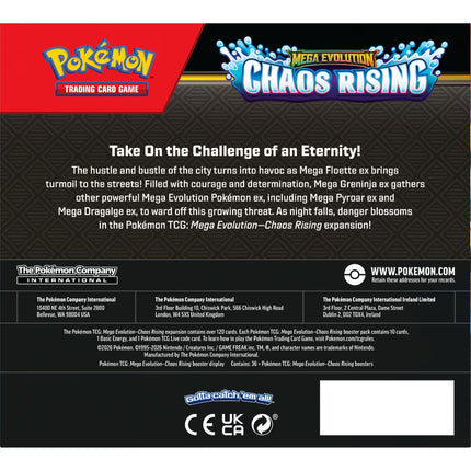 Pokemon | Mega Evolution | Chaos Rising | Booster Box