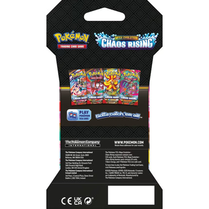 Pokemon | Mega Evolution | Chaos Rising | Sleeved Booster Pack