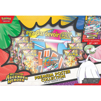 Pokemon | Mega Evolution | Ascended Heroes | Premium Poster Collection (Gardevoir EX)