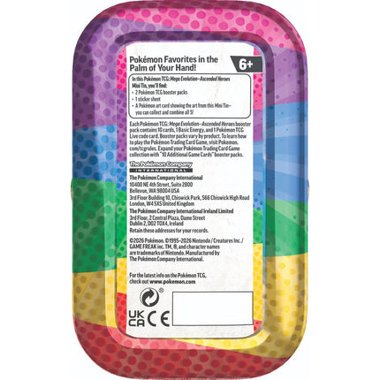 Pokemon | Mega Evolution | Ascended Heroes | Box of Mini Tins (10)