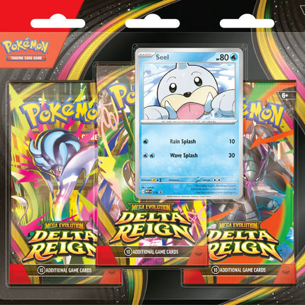 Pokemon | Mega Evolution | Delta Reign | 3 Pack Blister
