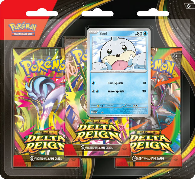 Pokemon | Mega Evolution | Delta Reign | 3 Pack Blister