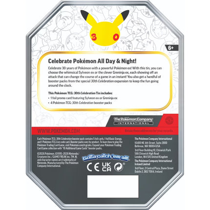 Pokemon | Mega Evolution | 30th Celebration | EX Tin (Greninja)