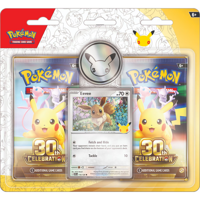 Pokemon | Mega Evolution | 30th Celebration | 2 Pack Blister