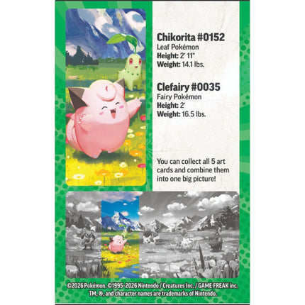 Pokemon | Mega Evolution | Ascended Heroes | Mini Tins (Chikorita & Clefairy)