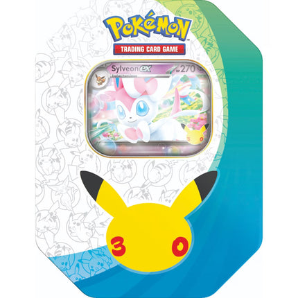 Pokemon | Mega Evolution | 30th Celebration | EX Tin (Sylveon)
