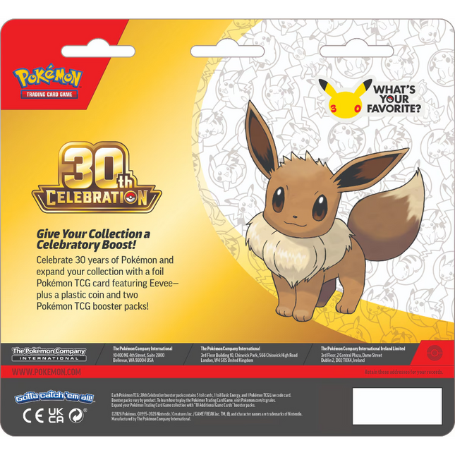 Pokemon | Mega Evolution | 30th Celebration | 2 Pack Blister