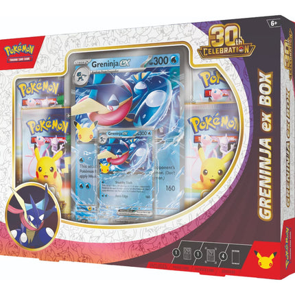 Pokemon | Mega Evolution | 30th Celebration | EX Box (Greninja)
